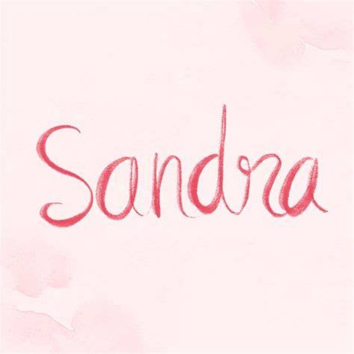 Sandra name vector hand lettering Free Vector rawpixel